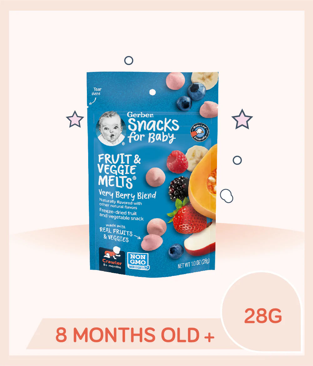 Gerber Fruit & Veggie Melts Verry Berry Blend (8+ Months)