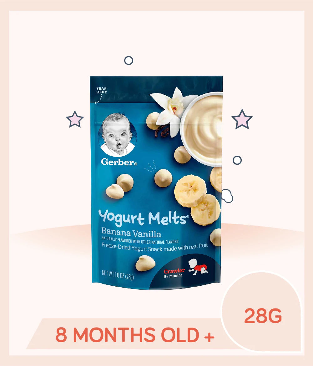 Gerber Yogurt Melts Banana Vanilla (8+ Months)