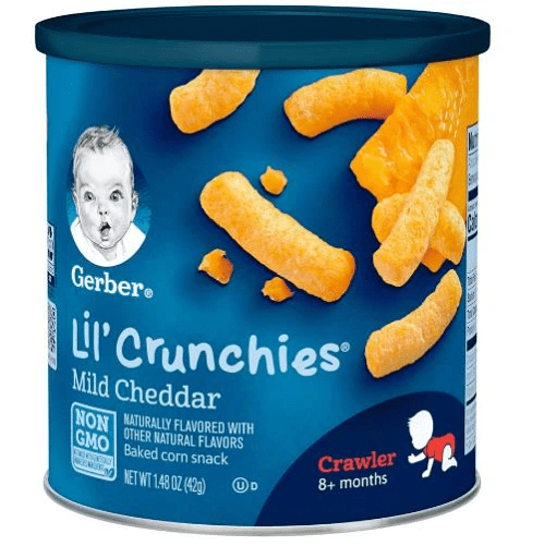 Gerber Lil's Crunchies Mild Cheddar 42G